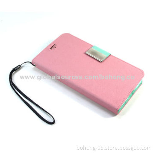 +Grain Color-match TPU Folio Cases for Samsung N9000, Different Colors Available